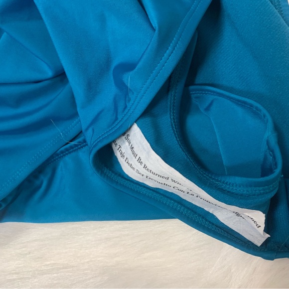 Shade & Shore Plunge Ruched One Piece Swimsuit - Picture 5 of 13